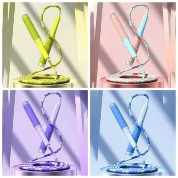 Strong Flexibility Skipping Rope Segmented Fitness Jump Rope Weight Loss Fitness розовый