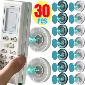 Прочные магнитные крючки Настенный держатель для магнитов для пульта дистанционного управления Ключи Наклейка на холодильник Крючки для хранения Домашний офис Органайзер Крючок 2PCS(1 Pair)