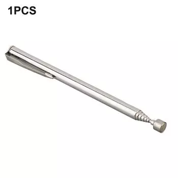 Strong Magnetic Pickup Pocket Clip 1.5LB Long Retractable серебряный
