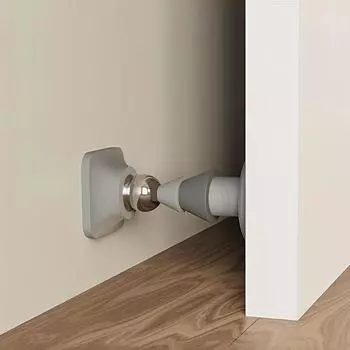Strong Magnetic Silicone Bumper, Silent Magnetic Suction, Protect Your Walls And Doors, Let Your Family Have A Better Sleep White