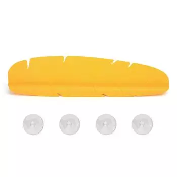 Strong Suction Sink Splash Guard Waterproof Easy To Install Sink Backsplash Guard for Faucet жёлтый