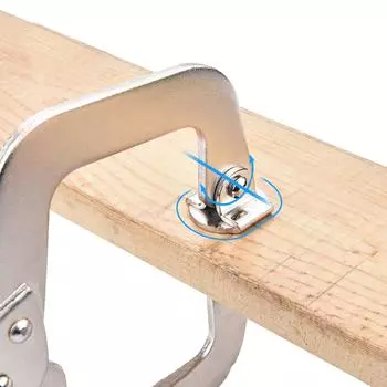 Струбцина C-образная Скрепка для сварки Плоскогубцы для столярных работ Клещи-щипцы Шип-фиксатор Накладка для фиксатора ручного инструмента из легированной стали для столярных работ Ручка для тисков Поворотный механизм