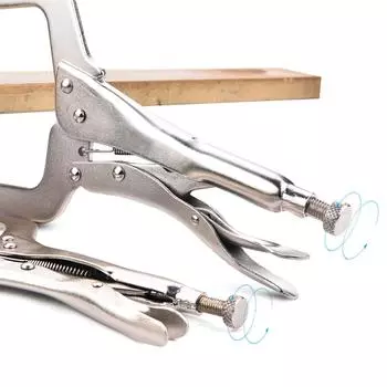 Струбцина C-образная Сварочный зажим Деревянная накладка из легированной стали Ручка для деревообработки Тиски Фиксаторная губка Поворотные клещи Щипцы Локатор Ручной инструмент Фиксатор Плоскогубцы