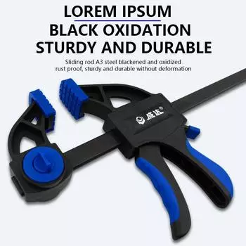 Струбцины для деревообработки, быстрозажимные струбцины с триггерным механизмом, струбцины для деревообработки с храповым механизмом для одной руки, мини-струбцины для деревообработки с малыми прутками 0-155mm LTL30790