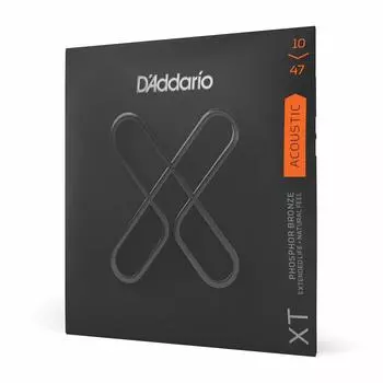 Струны для акустической гитары D Addario XT Coated Strings Phosphor Bronze Extra Light .010-.047 XTAPB1047 []