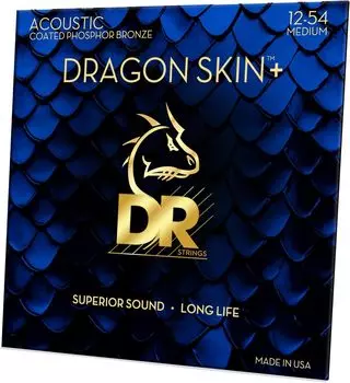 Струны для акустической гитары DR Strings DRAGON Phosphor Bronze SKIN+ DAP-12 []