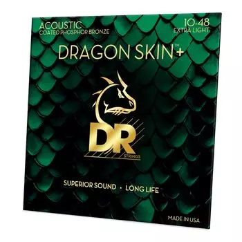 Струны для акустической гитары DR Strings DRAGON Phosphor Bronze SKIN+ DAP-10 []