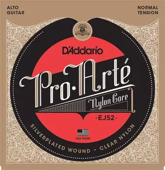 Струны для альт-гитары Pro Arte Normal EJ52 D Addario Silver/Clear []