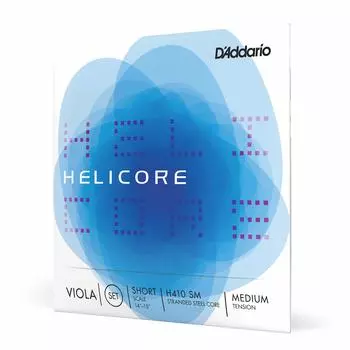 Струны для альта Helicore Set Short Scale H410 SM Medium Tension D Addario