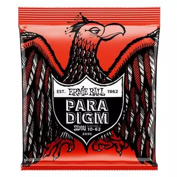 Струны для электрогитары ERNIE BALL 2030 PARADIGM SKINNY TOP HEAVY BOTTOM SLINKY Paradigm Slinky [подлинные] 7-струнные (10-62) 7-СТРУННАЯ