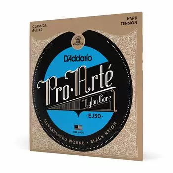 Струны для классической гитары D Addario Pro Arte SilverBlack Hard EJ50 []