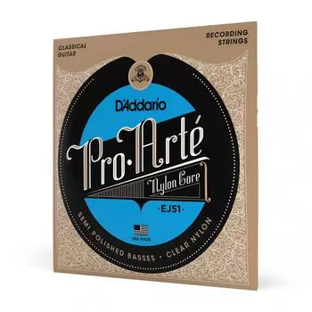 Струны для классической гитары D Addario Pro Arte Polished Silver Hard EJ51