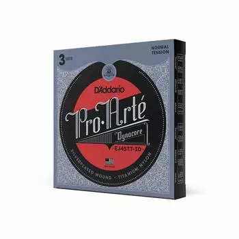 Струны для классической гитары Pro Arte Dynacore Normal 3set Pack D Addario EJ45TT-3D []