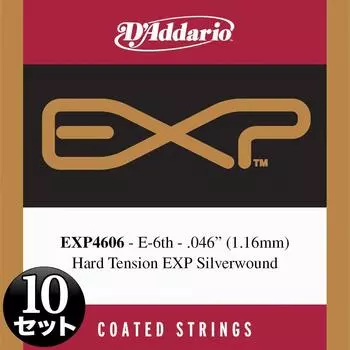 Струны для классической гитары Rose EXP Coating EXP4606 Набор из 10 струн D Addario E-6th []