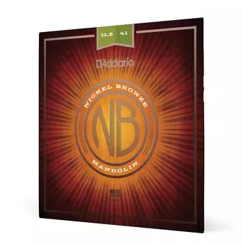 Струны для мандолины из никелевой бронзы средней толщины NBM11541 D Addario .0115-.041 []