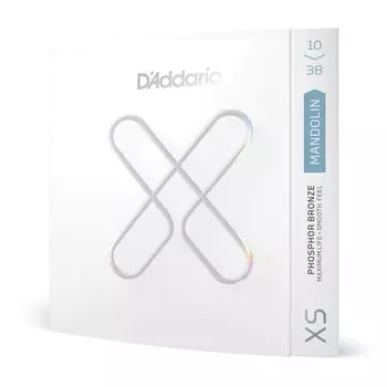 Струны для мандолины XS с покрытием из фосфорной бронзы Light XSM1038 D Addario .010-.038 []