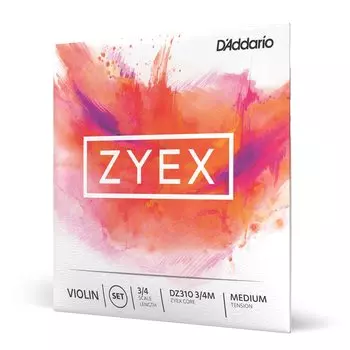 Струны для скрипки Zyex Set DZ310 среднего натяжения D Addario 3/4M []