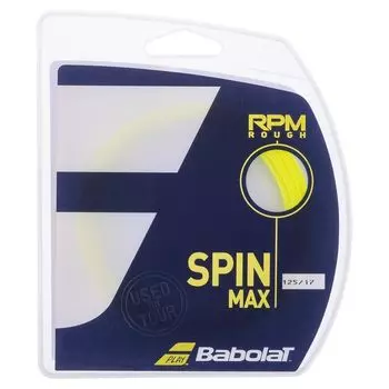 Струны для тенниса Babolat Gut RPM ROUGH RPM Rough 12 м, одинарная 241140 жёлтый