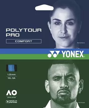 Струны для тенниса YONEX Polytour Pro 115 Blue PTGP115 (002) синий