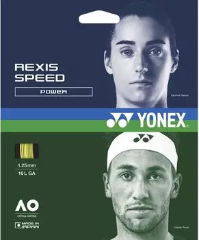 Струны для тенниса YONEX жесткие Gut Lexis Speed 125 12 м желтые TGRSP125 (004) 1,25мм жёлтый