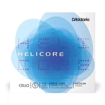 Струны для виолончели Rose Helicore H514 среднего натяжения D Addario C-String 1/4M []