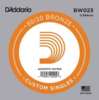 Струны Rose для акустической гитары бронза BW023 Набор из 10 D Addario 80/20 .023 []