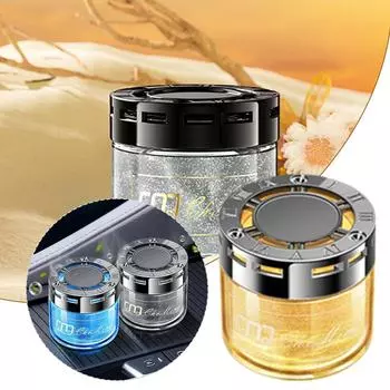 Струящийся песок твердый аромат 2024 новый автомобиль ароматерапия украшение автомобиля ароматерапия высокий освежитель воздуха автомобиля логотип V2Q6