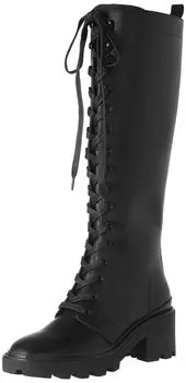 Stuart Fashion Boots Толстая подошва Шнуровка Длинные сапоги B [Jill Shoe]
