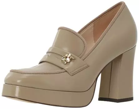 STUART Loafer Толстые туфли на каблуке Loafer 6521 BG Glass см E [JILL Shoe] Женские 24.0