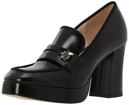 STUART Loafer Толстые туфли на каблуке Loafer 6521 B Стекло см E [JILL SHOE] Женские 22,5