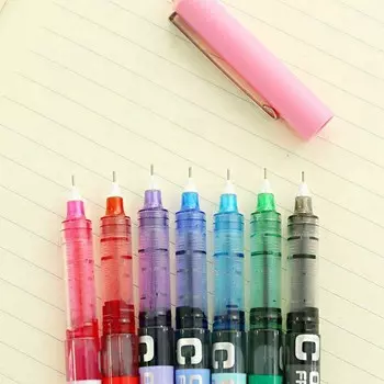 Студенческая гелевая ручка, высококачественная офисная канцелярия, шариковая ручка с большой емкостью чернил, тонким пером 14cm