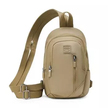 Студенческая нагрудная сумка Женская спортивная сумка через плечо Сумка на плечо хаки