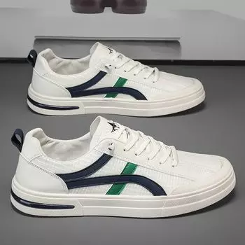 Студенческая обувь для мужчин белого цвета, весенне-летний тренд для отдыха, белые туфли без застежек, все для работы, спорта и сноуборда 39