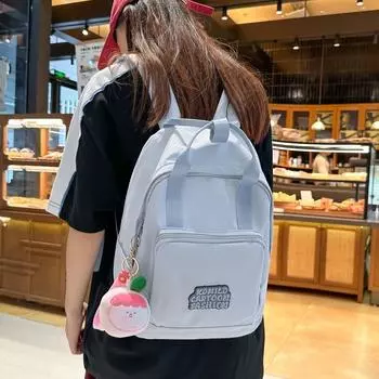 Студенческая школьная сумка для девочек, рюкзак, маленькая сумка чёрный