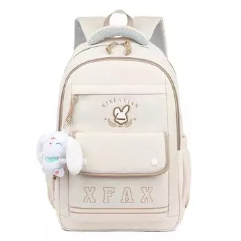 Студенческая школьная сумка для женщин, большой емкости, компьютерный рюкзак чёрный