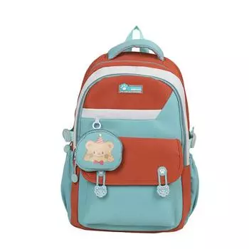 Студенческая школьная сумка для женщин, рюкзак для кампуса, школьный рюкзак для путешествий на работу и обратно оранжевый