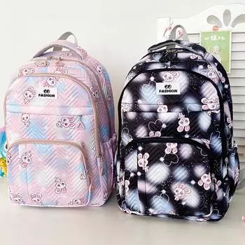 Студенческая школьная сумка, повседневный рюкзак, женский женский рюкзак фиолетовый