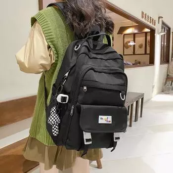 Студенческая школьная сумка, водонепроницаемый большой вместительный женский рюкзак, сумка для книг для девочек-подростков, рюкзак для ноутбука