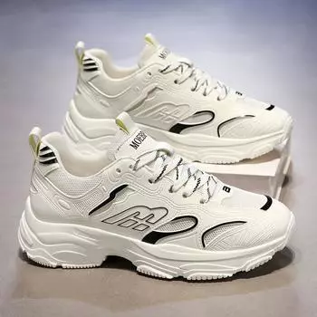 Студенческая спортивная обувь с дышащей мягкой подошвой, всесезонная, новая удобная мужская повседневная обувь для бега, модные мужские кроссовки 39