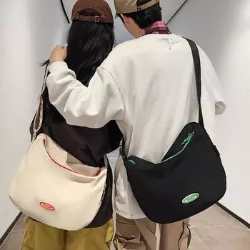 Студенческая сумка-мессенджер Женская сумка через плечо чёрный