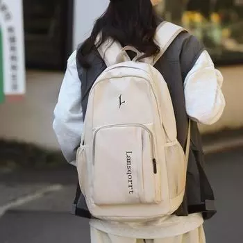 Студенческая сумка Женский рюкзак для кампуса Мужской рюкзак для путешествий на открытом воздухе хаки