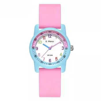 Студенческие модные уличные маленькие свежие водонепроницаемые часы для мальчиков и девочек