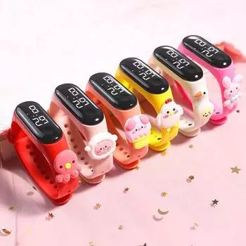 Студенческие наручные часы, удобный инструмент для измерения времени, автоматический календарь, практичные часы с механизмом для маленьких девочек для детей