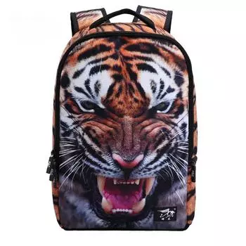 Студенческие школьные сумки, рюкзак для мальчиков-колледжистов, яркий забавный 3D тигровый принт, большой рюкзак на плечо, студенческий мужской крутой рюкзак для книг