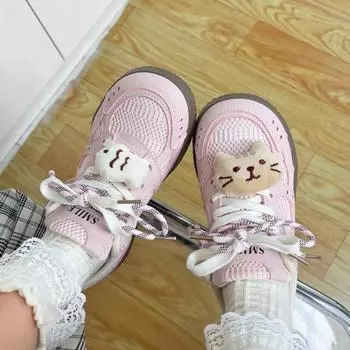 Студенческий кампус дофамин женская обувь лето новая сетчатая дышащая спортивная обувь модная универсальная повседневная обувь 35