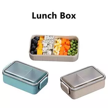 Студенческий ланч-бокс, отделение для офисного работника, ланч-бокс с двойным подогревом