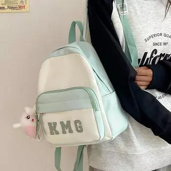 Студенческий милый школьный рюкзак для девочек, небольшой рюкзак для путешествий, женский легкий рюкзак синий