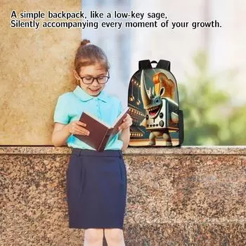 Студенческий рюкзак 3D цифровая печать рюкзак One Size