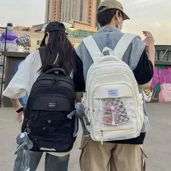 Студенческий рюкзак большой вместимости Campus Schoolbag белый