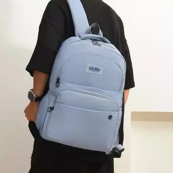 Студенческий рюкзак Оксфордский школьный рюкзак большой емкости для путешествий на открытом воздухе для мужчин хаки